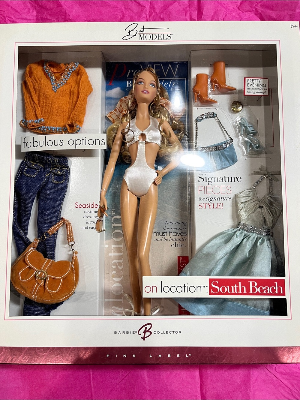 Barbie Collector On Location: South Beach Doll Set - NRFB